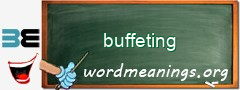 WordMeaning blackboard for buffeting